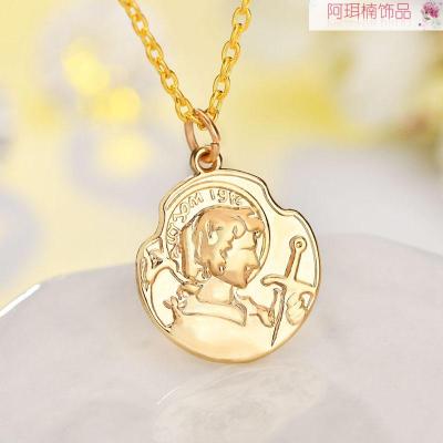 Arnan ornaments stainless steel pendant stamping casting tag French style cross-border manufacturers direct sales