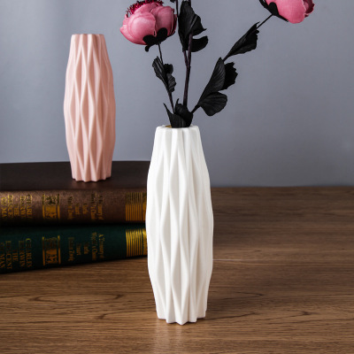Table living room decorative plastic vase floral arrangement vase arrangement fall safe plastic vase