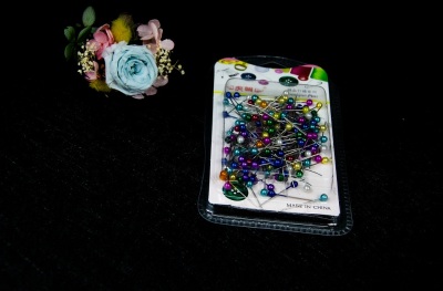 100 double bubble absorbent CARDS with nickel-plated pearl needle