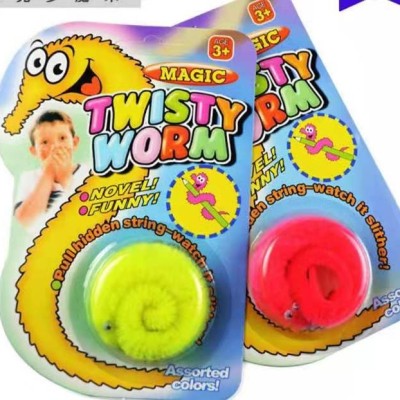 Tiktok Same Magic Toy Props Caterpillar Seahorse Elf Toy Worm Magic Worm Twisted