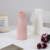 Korean plain color simulation of plastic vase simple modern plastic flower accessories joker simulation flower batch vase