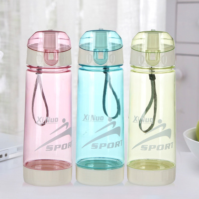 Customized water bottle 800ml heat-resistant plastic cup space cup creative gift customized water bottle