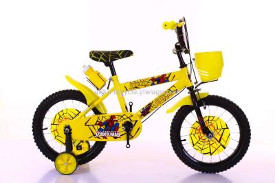 Children's bike 121416 new spiderman children's bike for boys and girls
