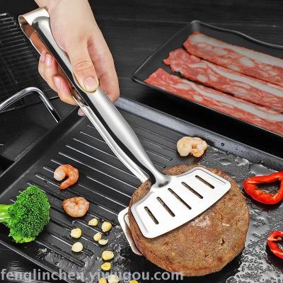Stainless steel food clip multi-function fish clip barbecue kitchen family food barbecue steak food clip