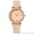 Fashionable small dial simple small dragonfly dial small scale belt lady watch quartz watch