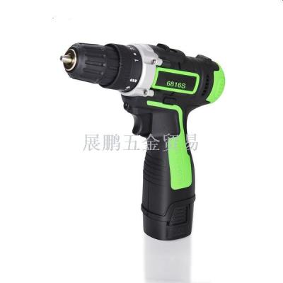 Factory Direct Sales Lithium Battery Charging Electric Hand Drill Electric Screwdriver Household Hardware Tools 6816S