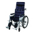 Wheelchair leather plating wheelchair folding stainless steel manual wheelchair solid tire does not burst