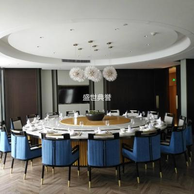 Shanghai high-end club solid wood dining chairs international five-star hotel box new Chinese solid wood dining chairs
