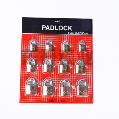 Copper Lock Padlock Lock Head Small Lock Head Open Lock Mutual Unlock Pushing Opening Padlock Custom Lock Power Lock