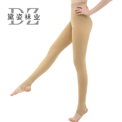 Fleece-Lined Outer Wear Flesh-Colored Leggings Autumn and Winter Thickening Women's Warm-Keeping Pants No Pilling Black with Stirrup Pantyhose Wholesale