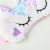 Manufacturers 3D unicorn eye mask lovely cartoon unicorn hair color hair sleep mask customized