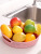 Plastic asphalt basket asphalt storage tray kitchen household storage basket fruit basket bowl