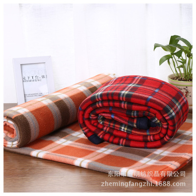 Factory Wholesale Warm Thickened Airable Cover Size Customizable Blanket Autumn and Winter Double-Side Velvet Blanket Foreign Trade Supply