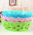 Creative wedding plastic basket small fruit basket living room hotel snack plate candy basket