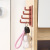 Z5006 ABS creative organ hook kitchen wall hang nappy-free door after hanging clothes hook bathroom wall no trace stick hook