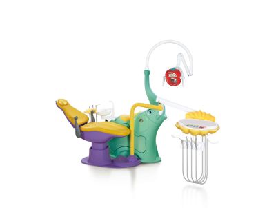 Children's dental chair series cartoon split leather dental chair doraemon dental chair children's dental chair