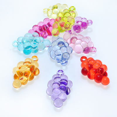 Supply Amusement Park Sweet Baby Crane Machines Crystal Acrylic Beads Big Grape 46mm Ornament Toy Scattered Beads