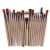 20 PCs Makeup Brush Set Beauty Tools Eye Lip Function Brush Multi-Color Rod Optional Factory Direct Sales