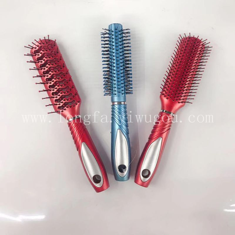 隆发Vanessa 现货厂家直销常规款卷梳排骨梳顺发梳按摩梳