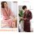 Flannel Pajamas Couple Hotel Long Sleeve Bathrobe Nightgown Men's and Women's Winter Thick Coral Fleece Spring and Autumn Long Bathrobe