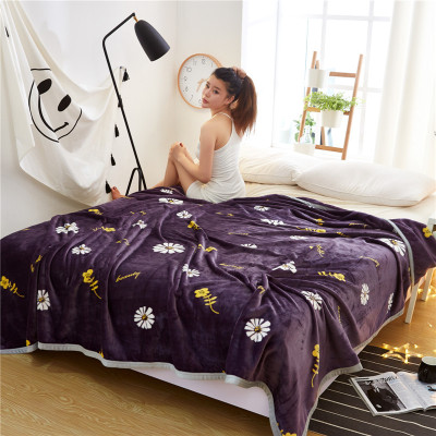 6-Year Blanket Factory Professional Wholesale Large Inventory Genuine Custom 220-280G Weight Fleece Blanket Gifts