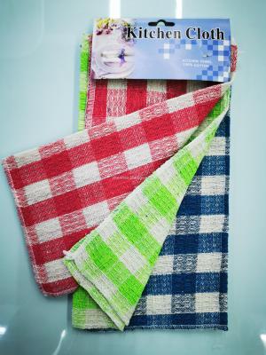 Kitchen cloth yarn-dyed cloth dish towel tea towel dish cloth plaid
