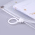 Creative small fresh unicorn ring pull edge file bag student zipper pen bag office ring pull edge storage bag