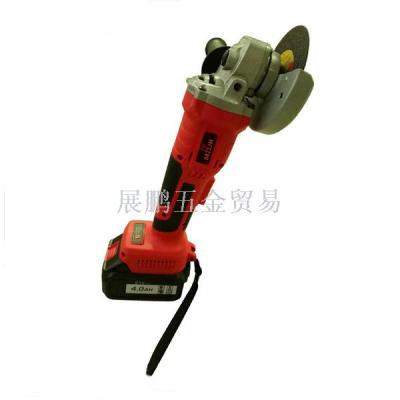 Lithium Battery Brushless Rechargeable Angle Grinder Small Hand Polishing Cutting Machine Household Electric Tool