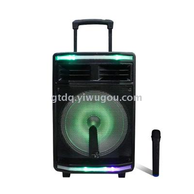 High power electric frequency speaker with 12 inch tie rod