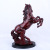 Resin Crafts European-Style Wood Color Jump Horse Decoration Creative Living Room TV Cabinet Cabinet Decorations Gift