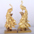 Resin Crafts Creative Fashionable Golden Peacock Ornaments Home Decorations Business Gifts Factory Direct Sales