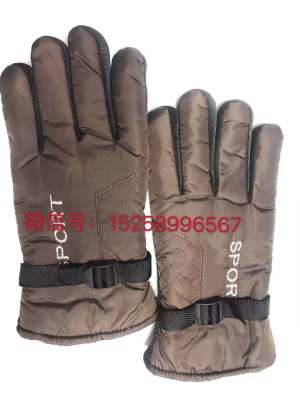 Recreational, warm, non-slip, large cotton gloves, bicycle and motorcycle gloves