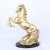 Resin Crafts European-Style Wood Color Jump Horse Decoration Creative Living Room TV Cabinet Cabinet Decorations Gift