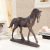 Resin Crafts European Bronze Flat Horse Decoration Creative Living Room TV Cabinet Home Decoration Business Gift
