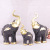 Resin Crafts European-Style Pattern Three Elephants Decoration Living Room TV Cabinet Wine Cabinet Creative Home Decorations