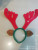 RL317 brown ear antler headband Christmas headband non-woven antler festival props wholesale