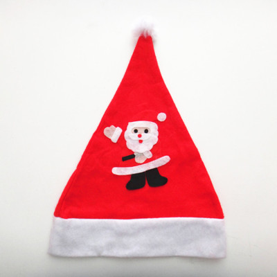 Rm201-5 Santa hat Santa Claus hat red non-woven que patch Santa hat