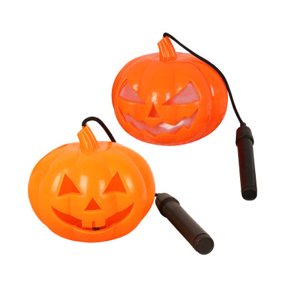 Halloween punk jack-o '-lantern props large and small pumpkin children show light portable lantern wholesale