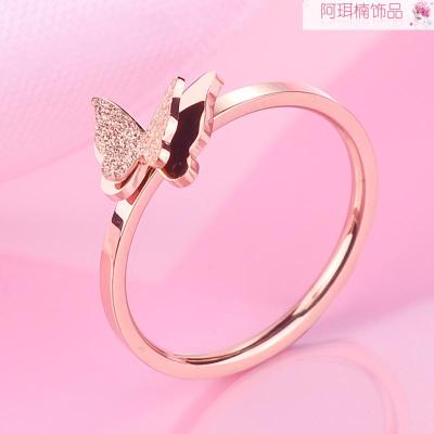 Arnan jewelry fashion titanium steel ring popular in Korea, Europe,the United States high-end manufacturers direct sales