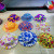 PVC printed round hat party decoration, dancing party samples