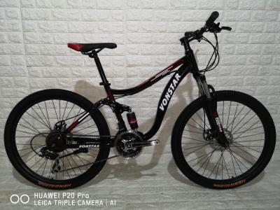 New bike 26 \"21 speed high carbon steel frame damping frame bike mountain bike factory direct sale