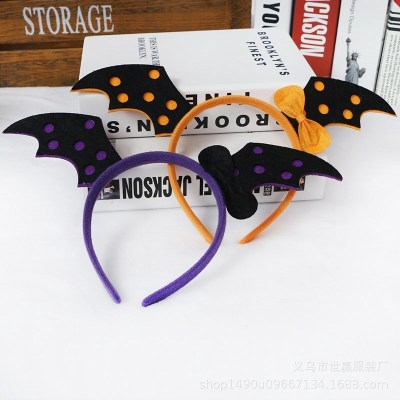 Halloween pumpkin hat witch spiders headband head buckle, headdress adult children gifts hair ornaments headband props