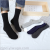 Autumn and winter style men's cotton stockings leisure business cotton socks pure color men's cotton socks