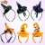 Halloween pumpkin hat witch spiders headband head buckle, headdress adult children gifts hair ornaments headband props