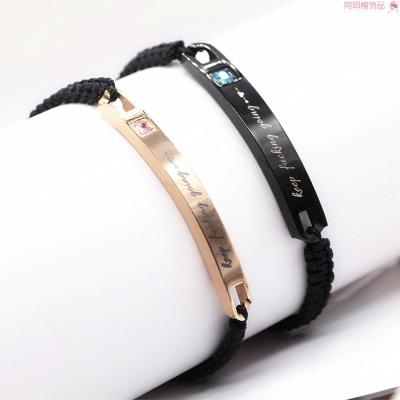 Arnan jewelry boutique stainless steel bracelet fashion titanium steel bracelet lovers popular in Europe high quality