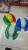 PVC printed national flag hat party printed national flag round hat stage performance props