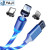 1.5m USB charging cable 360-degree blind absorption colorful streamer magnetic absorption streamer