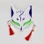 Half-face cat fox mask hand-painted tik Yin same Japanese hefeng boys and girls party supplies