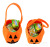 Pumpkin bag carry Halloween props basket non-woven candy bag three-dimensional pumpkin bag