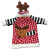 RH12 Christmas elk hat + clothes two red wine bottle sets Christmas champagne bottle sets